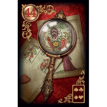 Kosmetinis defektas Gilded Reverie Lenormand kortos US Games Systems